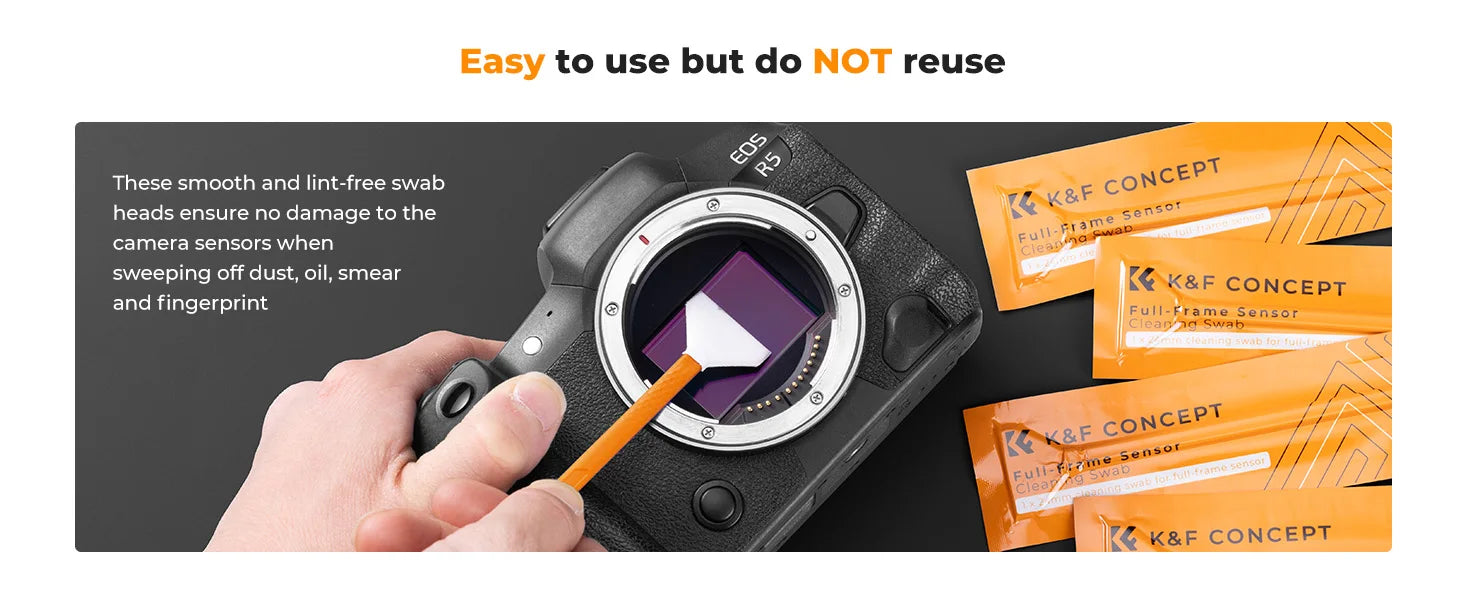 K&F Concept Camera Sensor Cleaning Swab & Liquid Kit