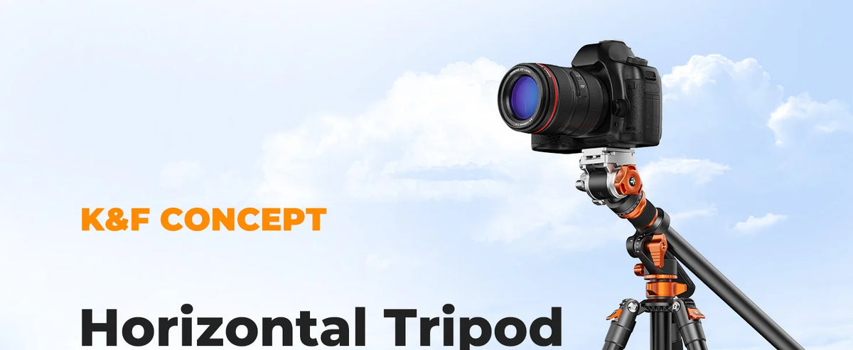 K&F T254A7 231cm Fluid Head Tripod with Transverse Column
