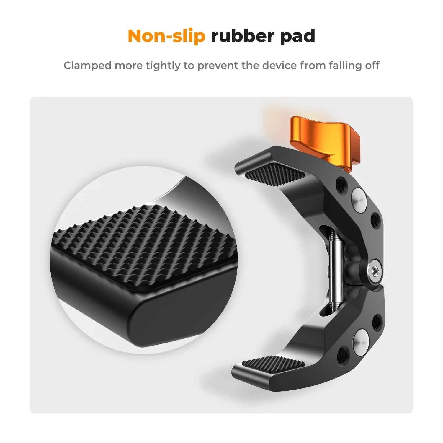 K&F CONCEPT Multi-Functional Super Clamp with Double 360° Ball Head Magic Arm For GoPro Insta360 DJI OSMO Aciton Camera Phone