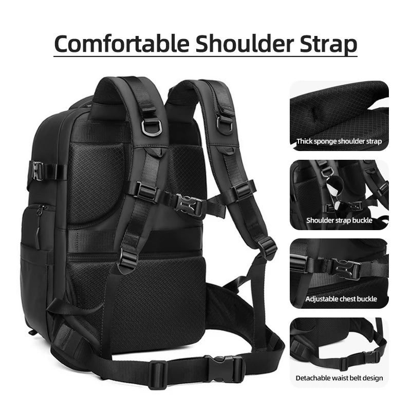 Professional Camera & Drone Backpack with 16-inch Laptop Compartment