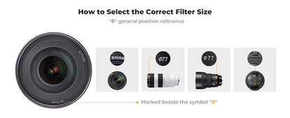 K&F Concept 49mm–82mm Multi-Function Camera Filter