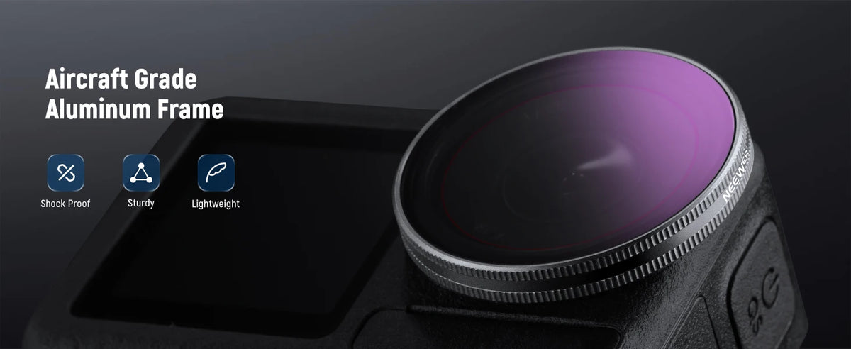 NEEWER ND/PL Filter Set for DJI Osmo Action Cameras