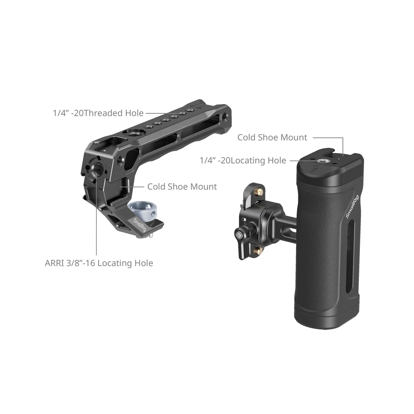 SmallRig Mini Side & Top Handle Kit with NATO Clamp