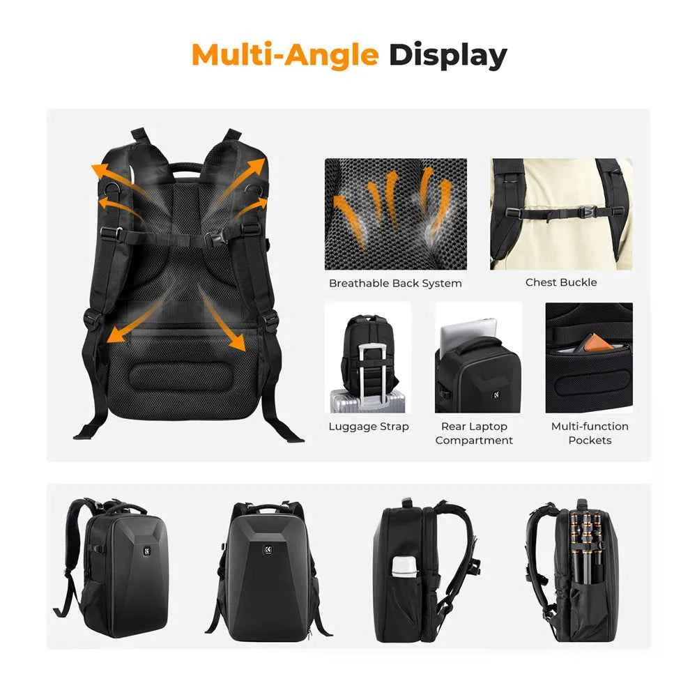 K&F Concept 22L Travel Camera Backpack
