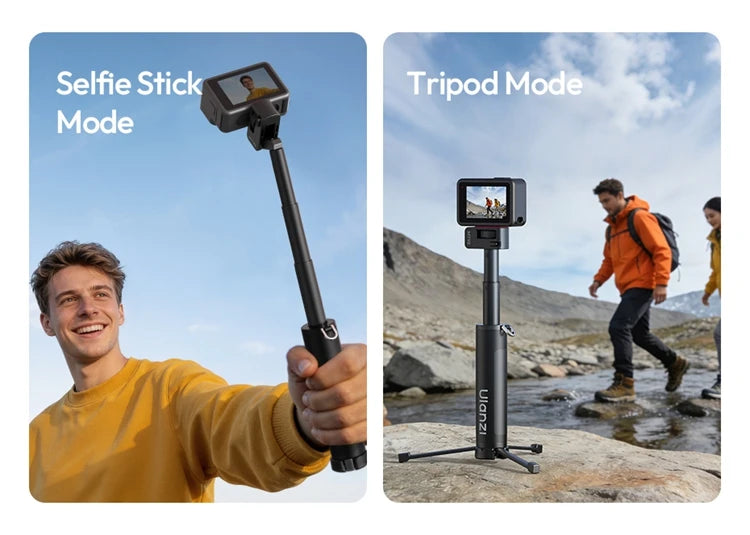 Ulanzi MT98 Invisible Selfie Stick 57cm for Action Cameras