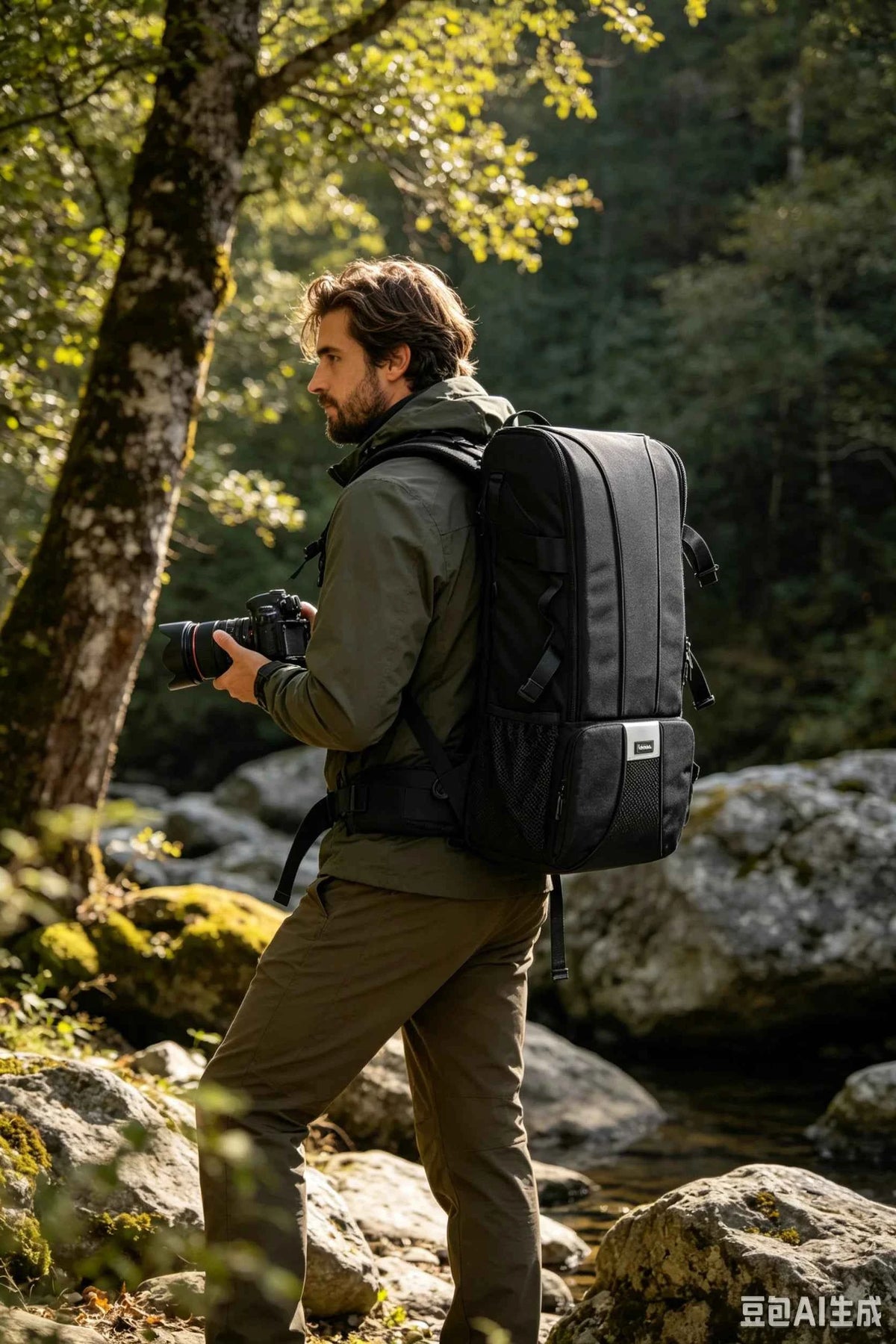 Telephoto Lens Backpack for 300-800mm Lenses