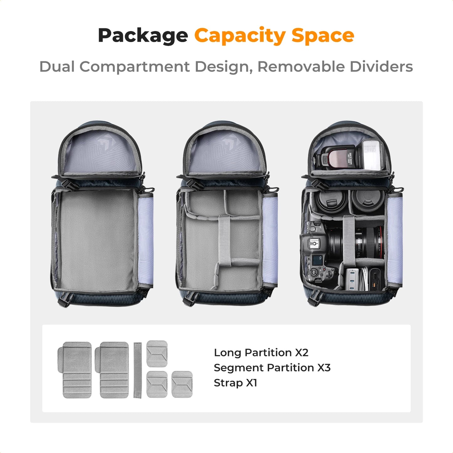 K&F Outdoor Camera Sling Backpack