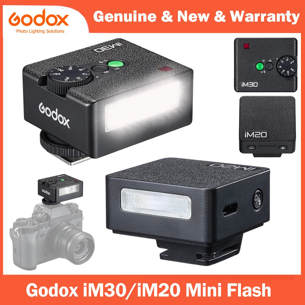 Godox iM20/iM22/iM30 Mini Camera Flash - Godox iM22