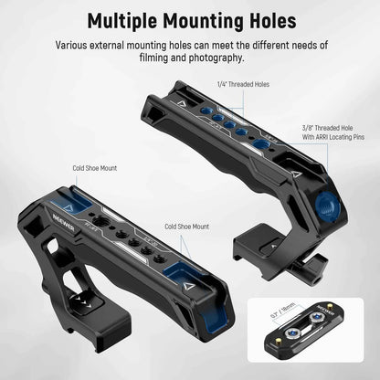 NEEWER Top Handle and NATO Rail Kit for Camera Cages
