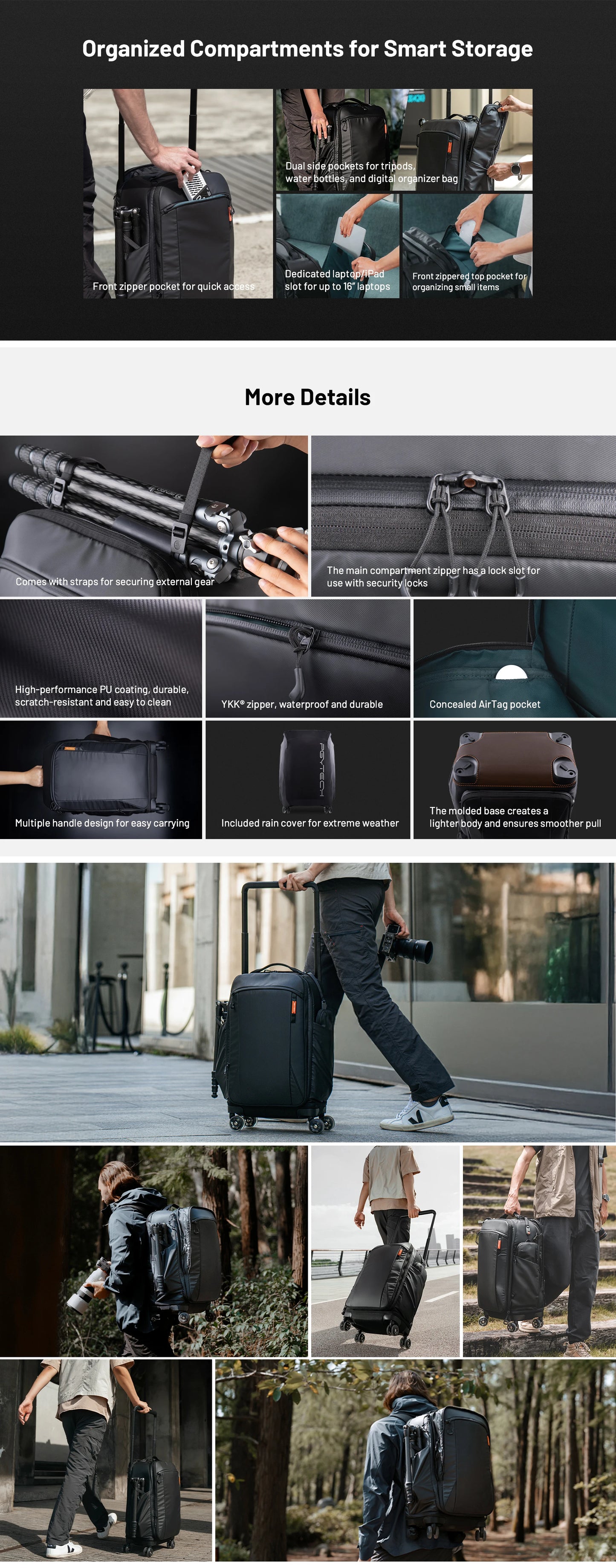 PGYTECH Photography Trolley Camera Case