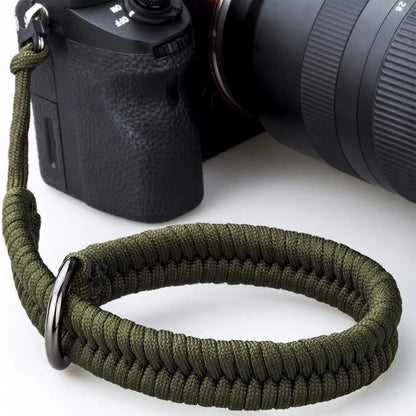 Camera Hub Essentials Paracord Camera Wrist Strap - Green 1PCS