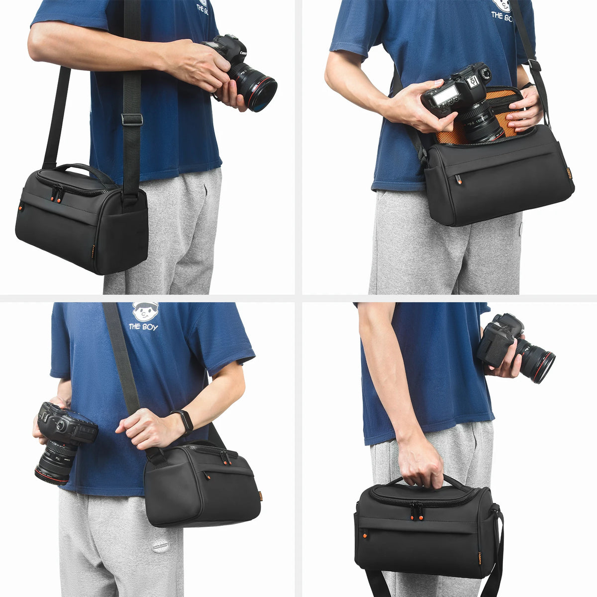 FOSOTO FT-B750 Waterproof DSLR Shoulder Bag