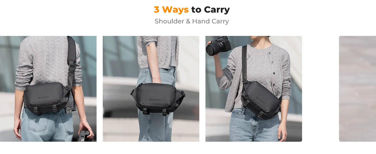 K&F Concept 4L Camera Sling Bag for DSLR & Mirrorless Cameras