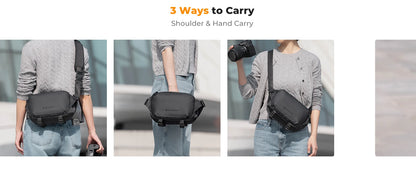 K&F Concept 4L Camera Sling Bag for DSLR & Mirrorless Cameras