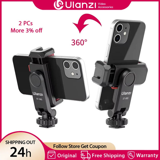 Ulanzi ST-06S Vertical Smartphone Tripod Mount - ST-06S