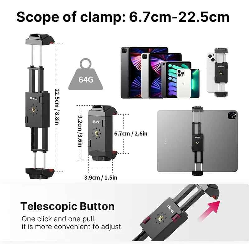Ulanzi ST-29 Universal Tablet & Phone Tripod Mount