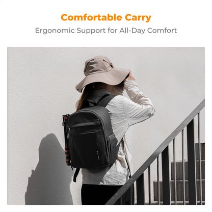 K&F Concept 13L Lightweight Camera Backpack - Black II