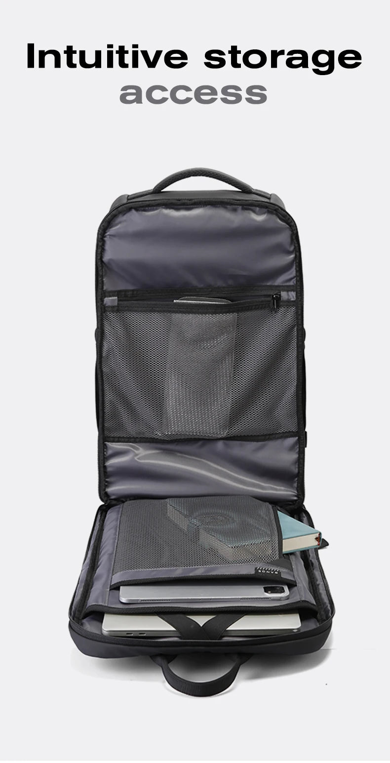 BANGE Large Travel Backpack with Shoe Compartment