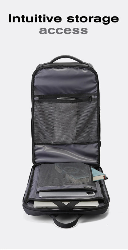 BANGE Large Travel Backpack with Shoe Compartment
