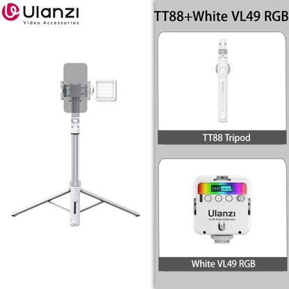 Ulanzi TT88 1.44m Overhead Phone Tripod with Magnetic Clamp