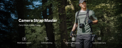 PGYTECH Camera Strap Master Quick Release Shoulder Strap