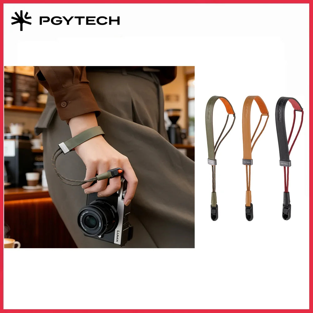 PGYTECH Camera Wrist Strap Slim – Vintage - Olive Green