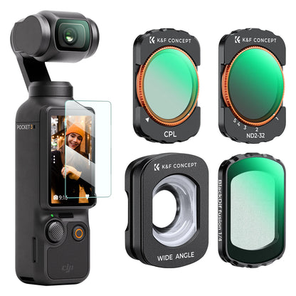 K&F 3-Pack Filter Kit for DJI Osmo Pocket