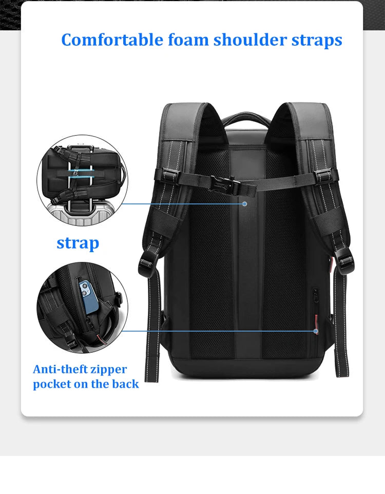 Vacuum Compression 17 Inch Laptop Travel Backpack