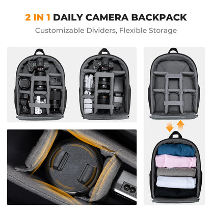 K&F 13L Lightweight Camera Backpack - CameraHUB