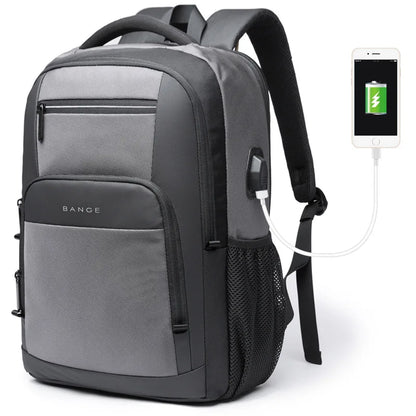 BANGE Lightweight 15.6-Inch USB Laptop Backpack