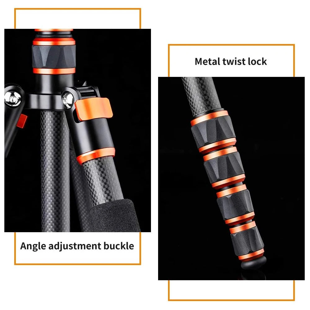 K&F Concept BA225 60-Inch Carbon Fibre Monopod Tripod