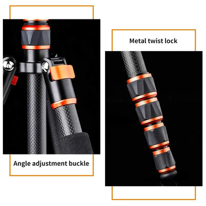 K&F Concept BA225 60-Inch Carbon Fibre Monopod Tripod