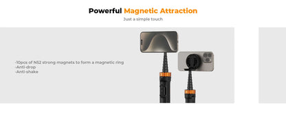 K&F MS19 63 Inch Magnetic Selfie Stick Tripod
