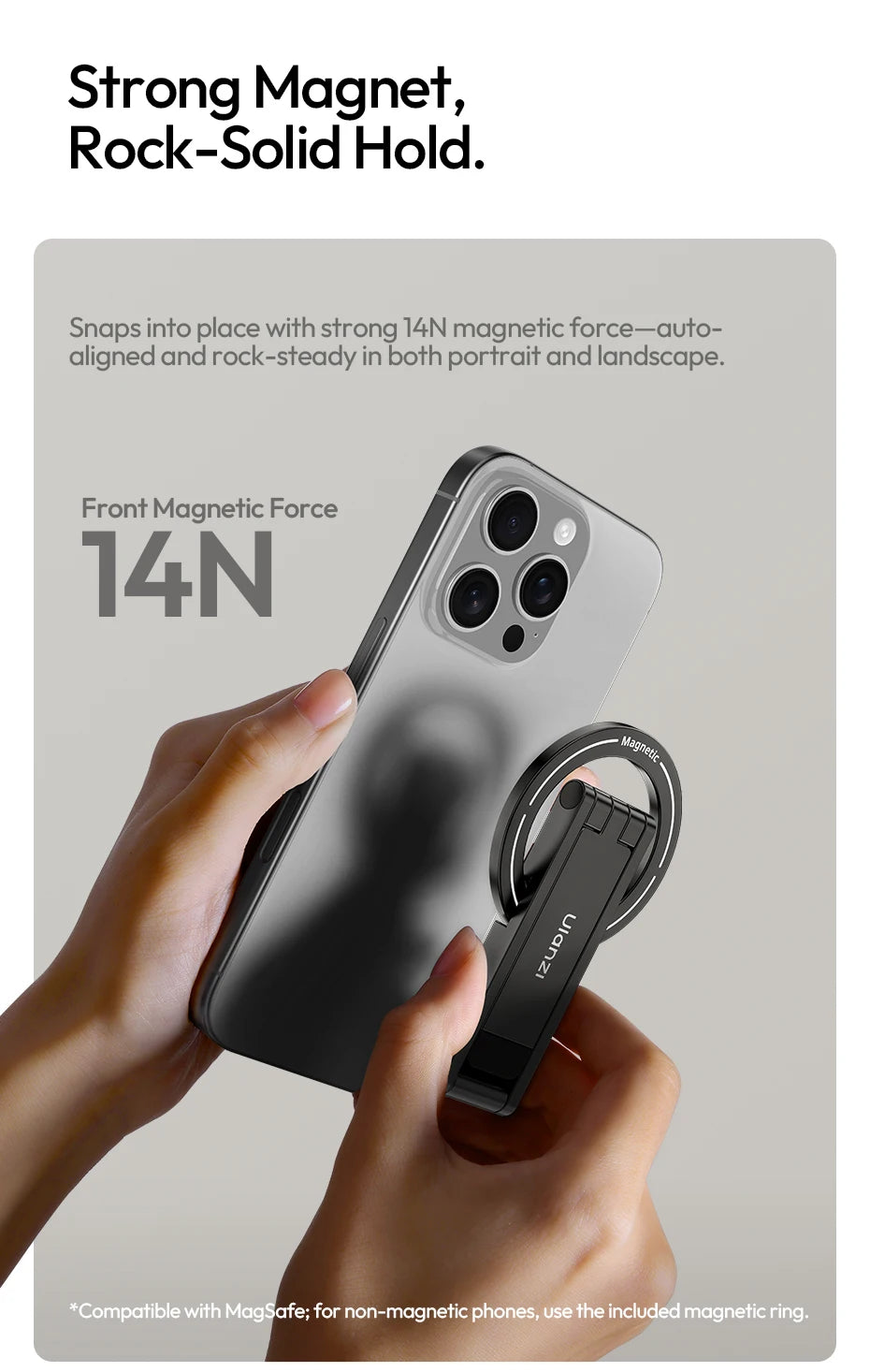 Ulanzi MA60 Ultra-Slim Magnetic Phone Tripod
