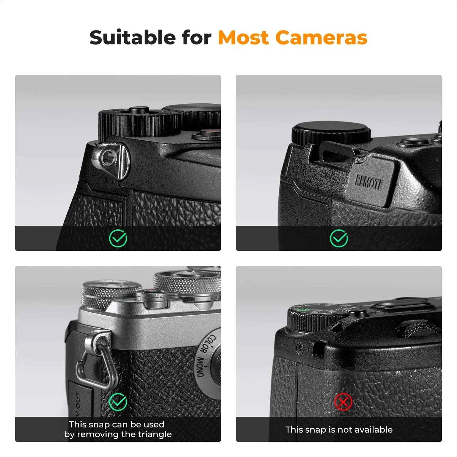 K&F Concept 100cm Round Rope Camera Neck Strap