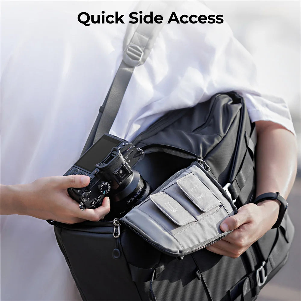 K&F Concept Professional Camera Backpack - Deep Grey