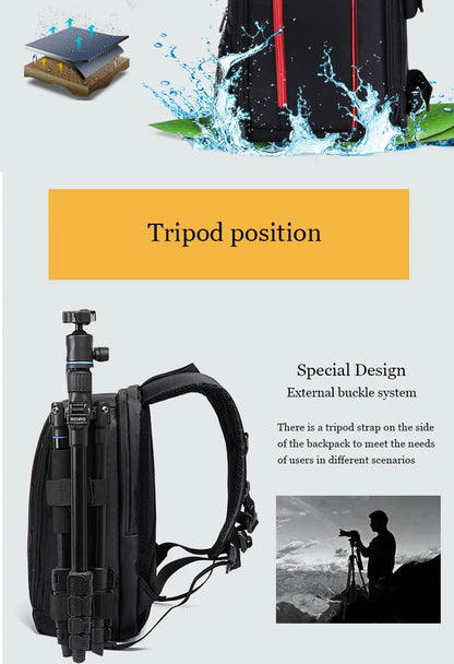 Outdoor Waterproof Camera Backpack