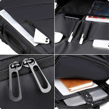 SWISS MILITARY Travel  Laptop Backpack Men 17 Inch Multi Pocket Expandable Backpack Waterproof USB School Backpack Business Bag