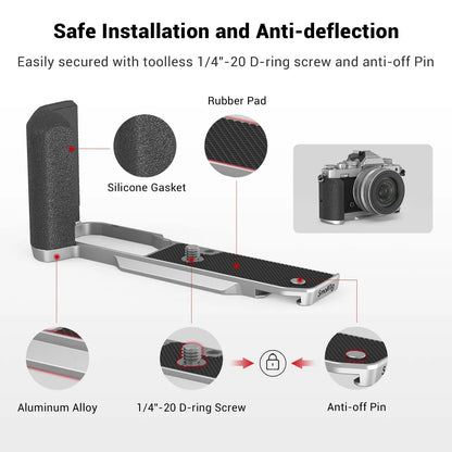 SmallRig L-Shape Grip & Neck Strap for Nikon Z fc