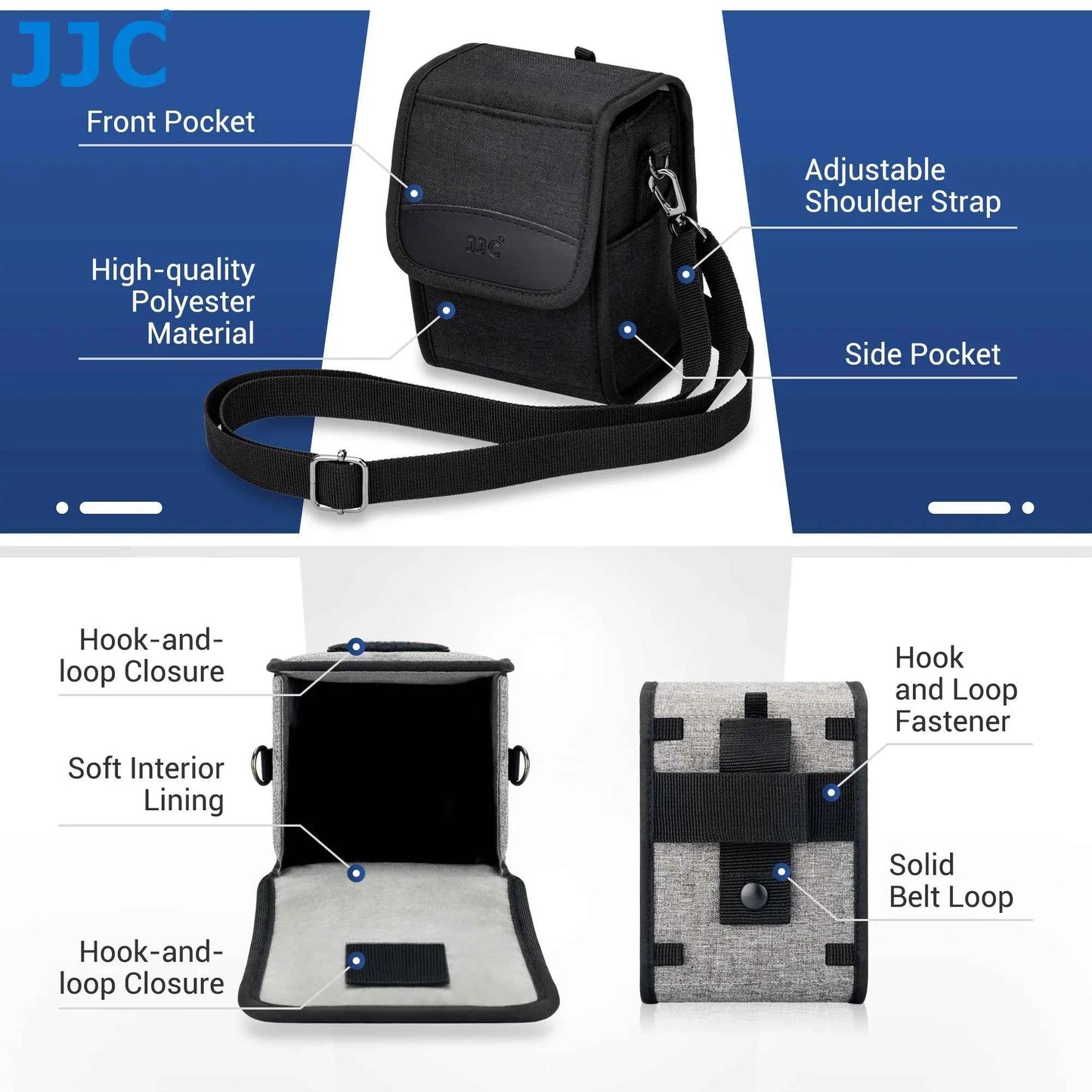 JJC OC-FX1 Compact Camera Pouch with Strap