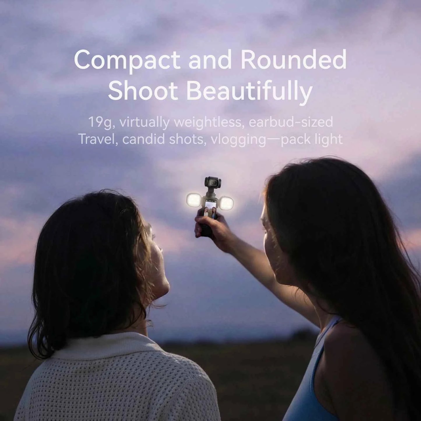 TELESIN Magnetic Mini Fill Light for DJI Osmo Pocket