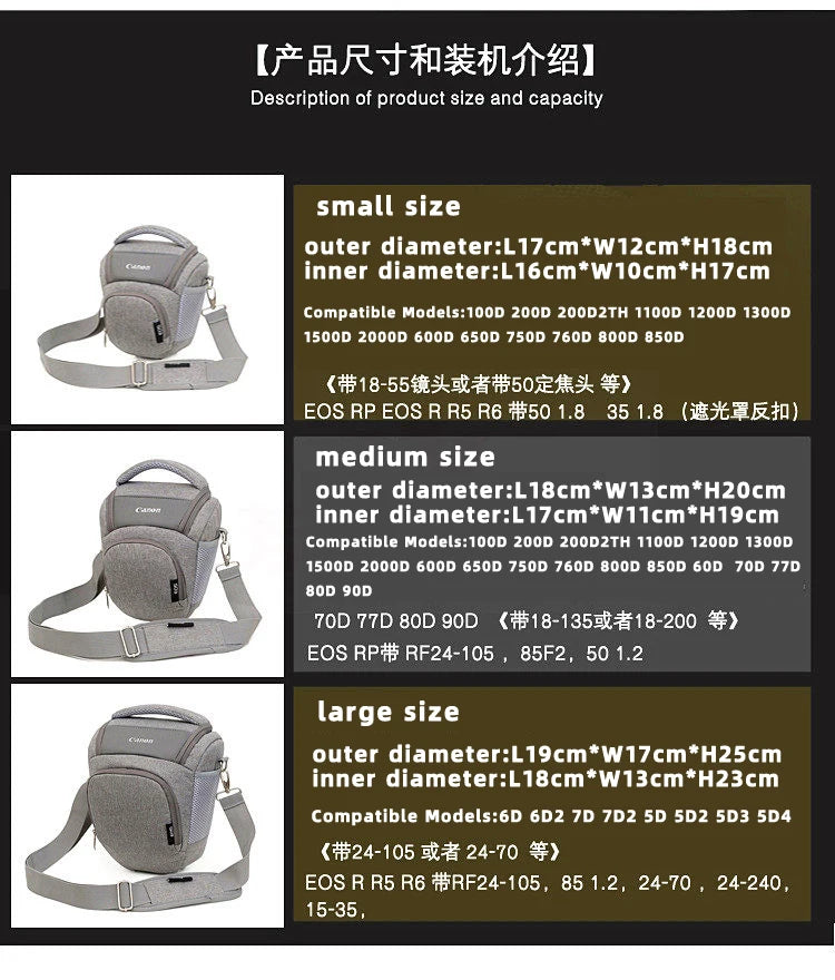 Canon DSLR Triangular Camera Bag