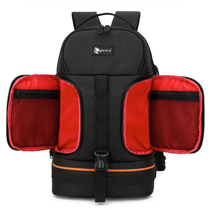 15.6 Inch Laptop Camera Backpack with Reflective Stripe
