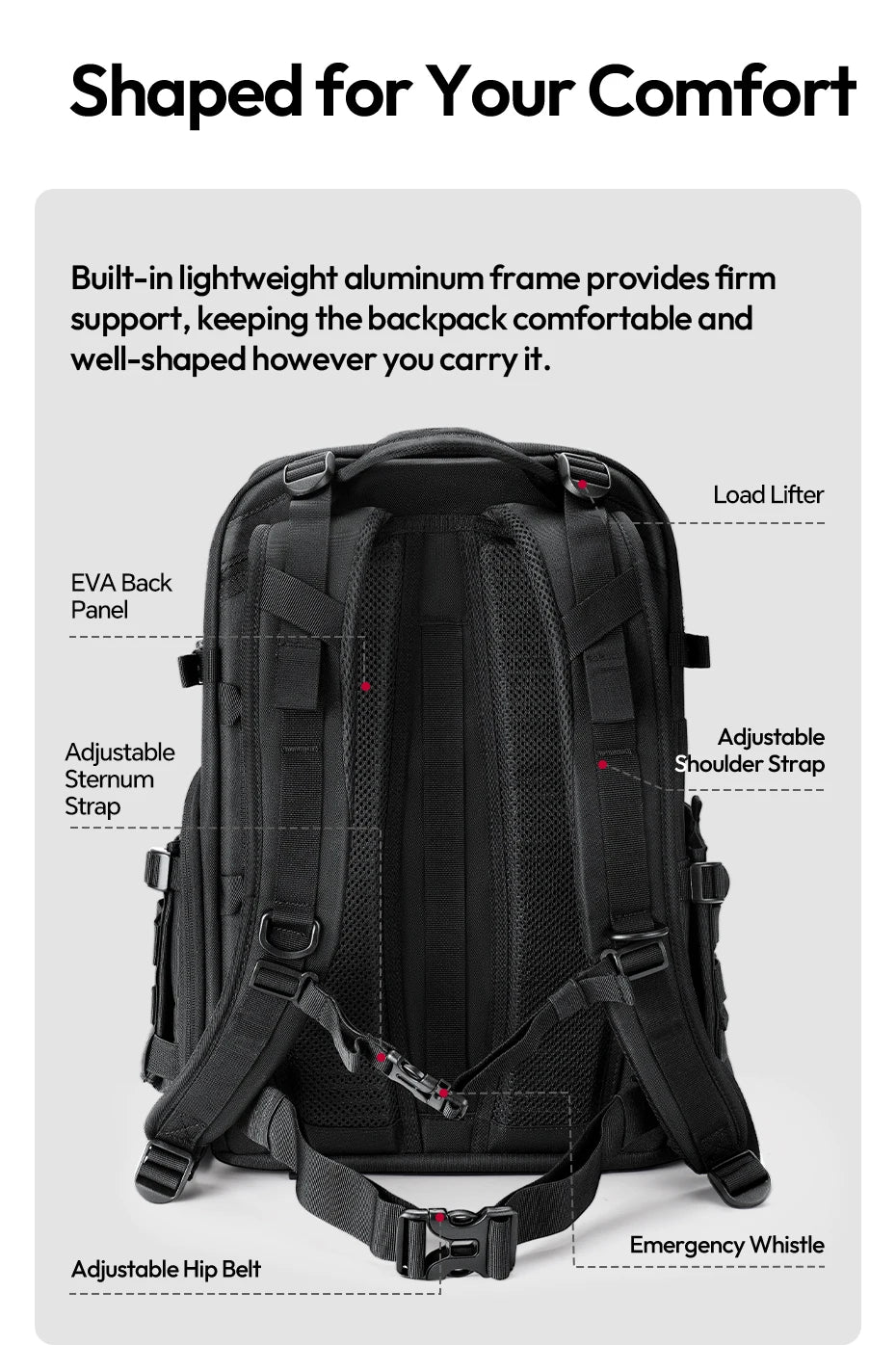 Ulanzi BC007 28L Tactical Camera Backpack