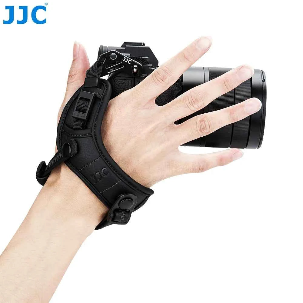 JJC Deluxe Mirrorless Camera Hand Grip Strap with Arca-Swiss Plate