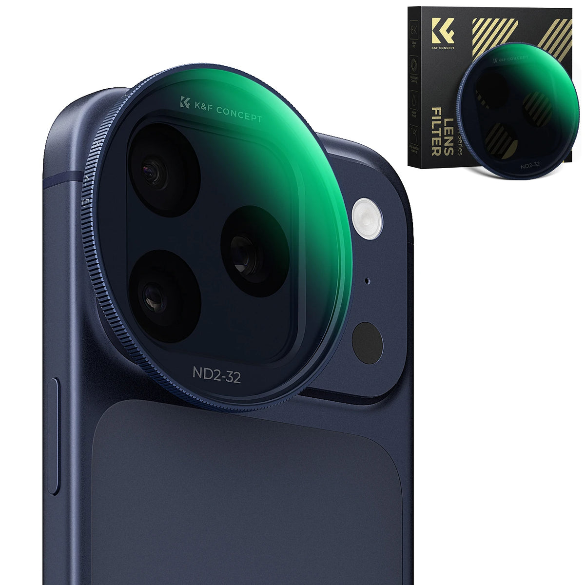 K&F Clip-On Phone Lens Filter Kit - CameraHUB