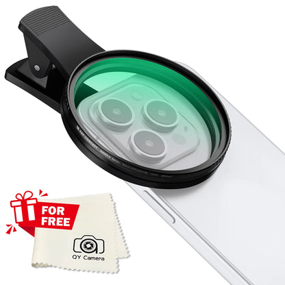 K&F 67mm Phone ND/CPL/Black Mist Filter Clip