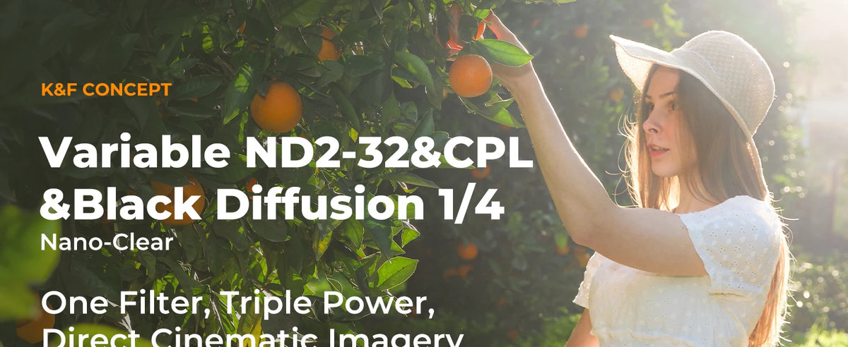 K&F Concept 3-in-1 ND/CPL/Black Mist Filter - 3in1 Filter / 72mm