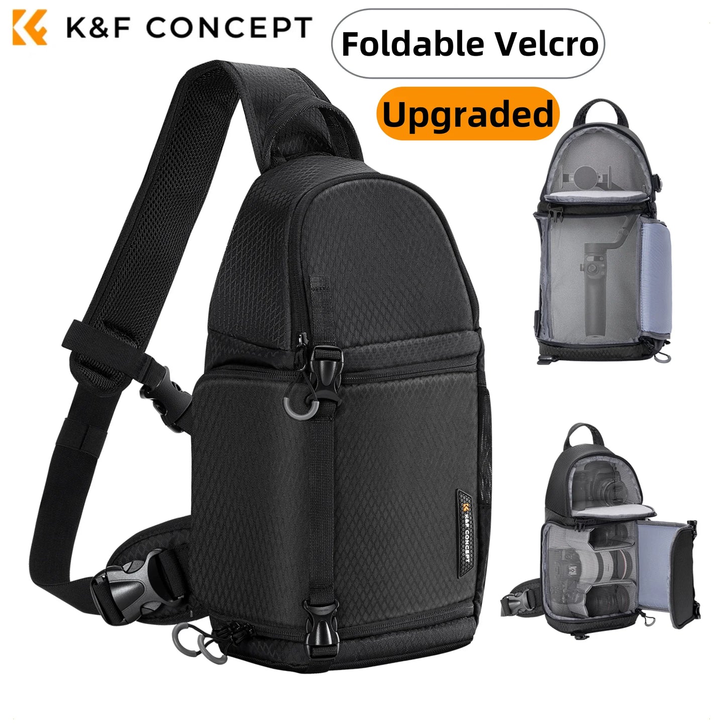 K&F Concept 10L Camera Sling Bag for DSLR & Mirrorless Cameras
