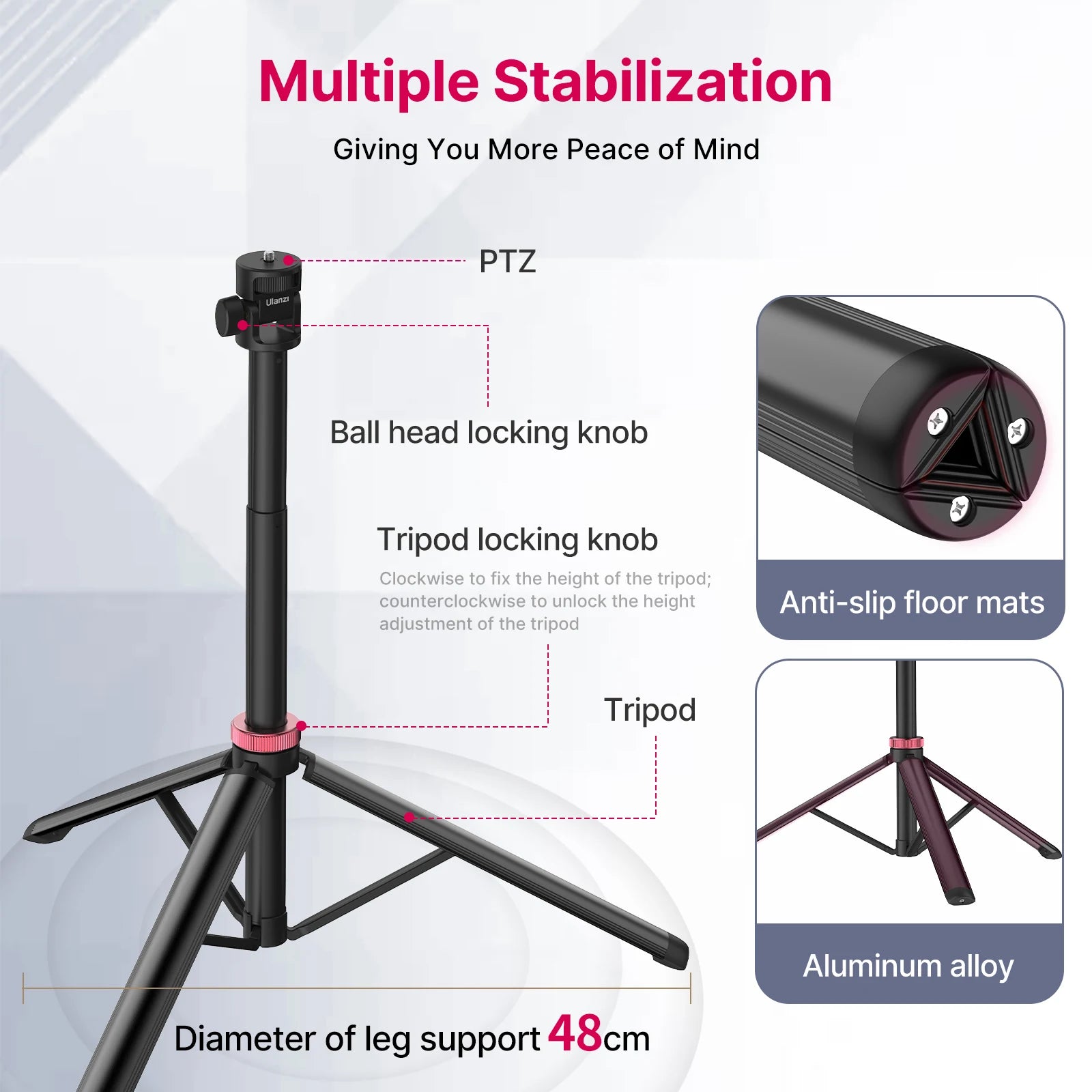 Ulanzi MT-79 2m Portable Tripod Light Stand